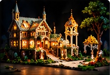 Rivendell illuminated brick build